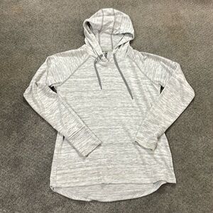 Kuhl Womens Long Sleeve Gray Hoodie Large Heathered Hooded Vara Thumbholes M